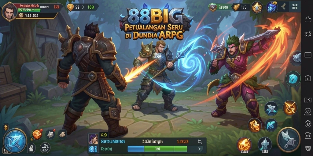 Screenshot gameplay 88BIG menampilkan aksi pertarungan yang mendebarkan.
