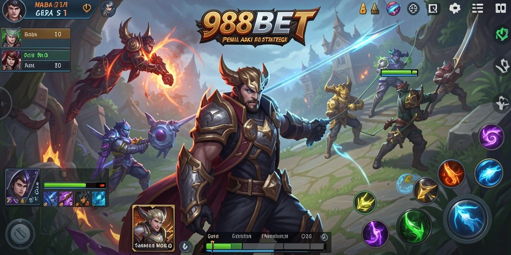 Gameplay seru di 988BET dengan berbagai karakter unik.