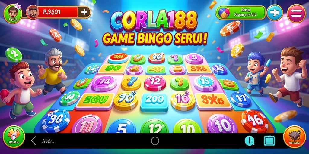 Tampilan gameplay seru di CORLA188 saat bermain Bingo.
