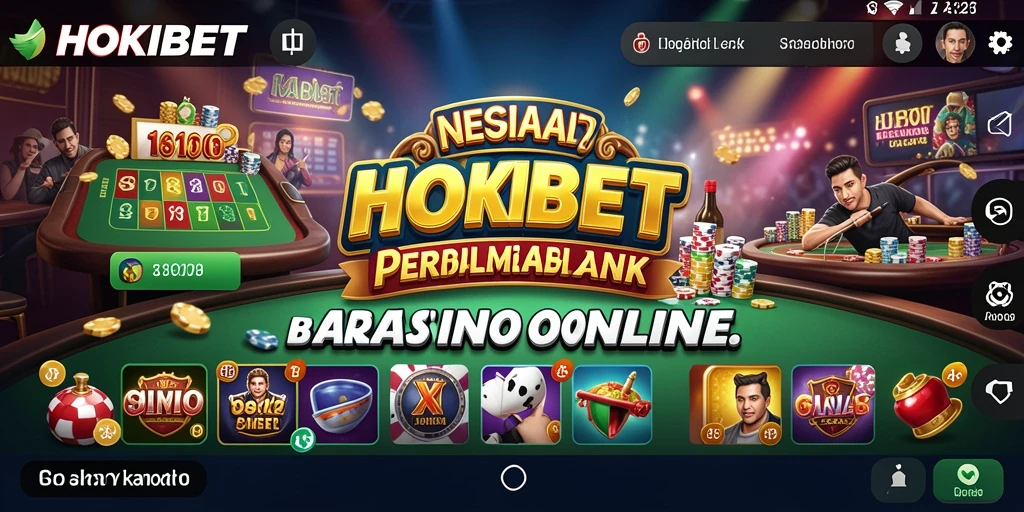 Tampilan gameplay HOKIBET yang menarik dan interaktif.