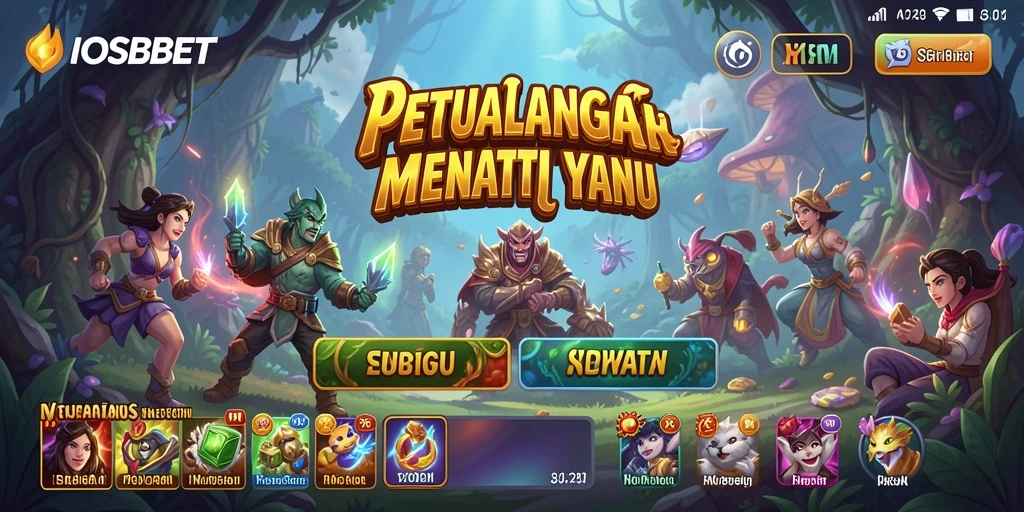 Screenshot gameplay petualangan seru IOSBET dengan tantangan menegangkan.