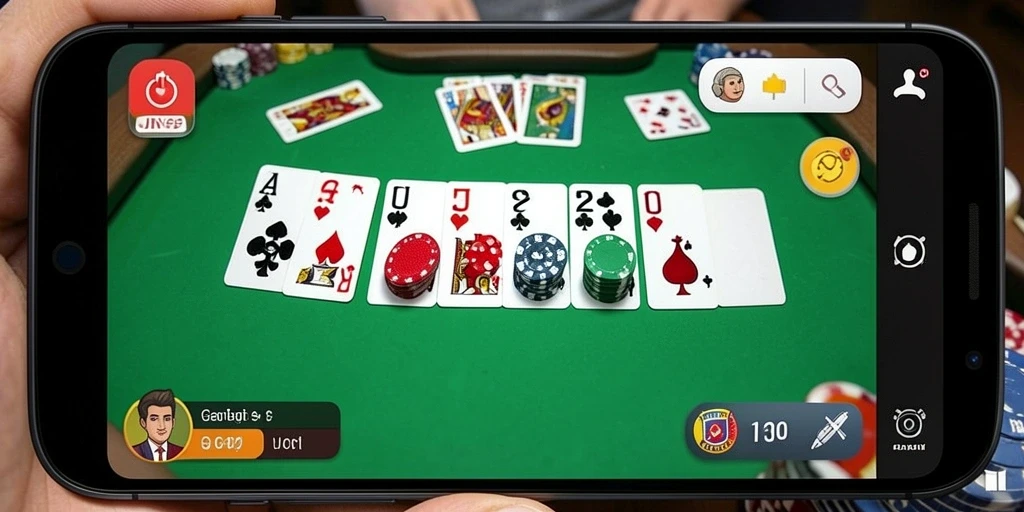 Tampilan gameplay JIN69 yang menarik dan interaktif dalam permainan Gaple.