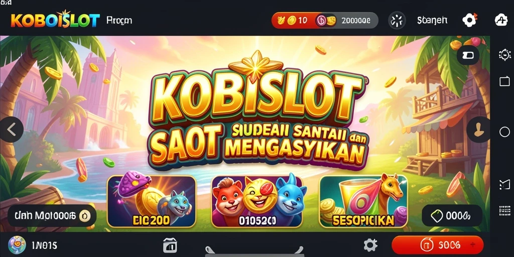 Tampilan menarik dari gameplay KOBOISLOT yang mengasyikkan.