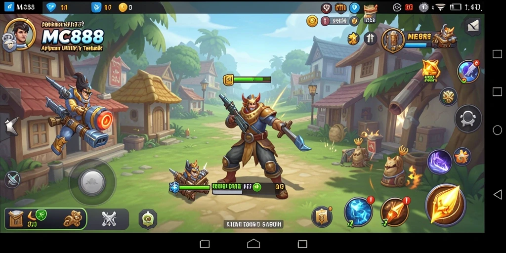 Screenshot utama MC888 menunjukkan antarmuka aplikasi Utility yang user-friendly.