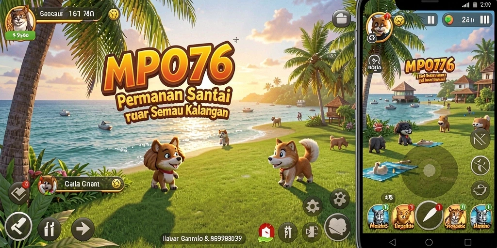Tangkapan layar menampilkan gameplay santai dan menyenangkan dari MPO76.