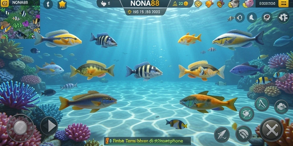 Gameplay seru NONA88 menembak ikan yang mengasyikkan.