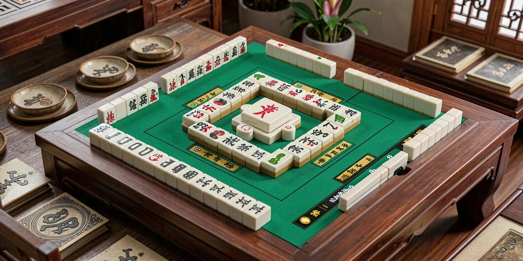 Gameplay RPOK yang menampilkan tantangan Mahjong yang seru.