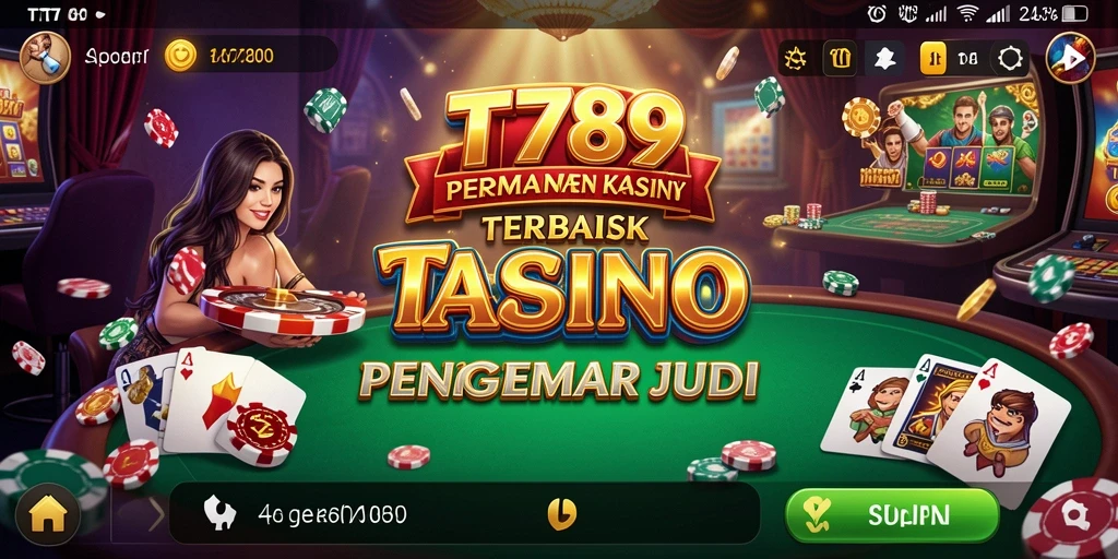 Tampilan gameplay menegangkan dan mengasyikkan dari permainan Kasino TT789.